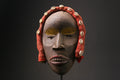 African wood mask antiques wood mask Face Mask African Tribal Dan Masks for wall-9851