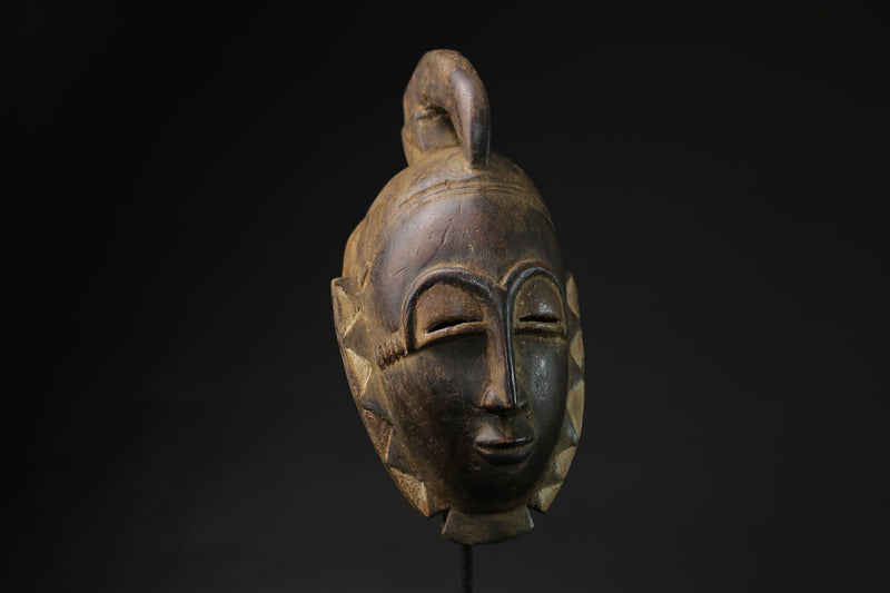 African mask antiques tribal Face vintage Wood African masks ritual mask--5400