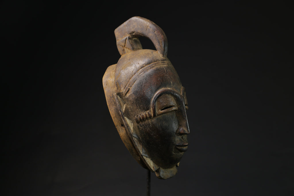 African mask antiques tribal Face vintage Wood African masks ritual mask--5400