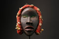 african wood mask antiques wood mask Face Mask African Dan Kran Masks for wall-9861