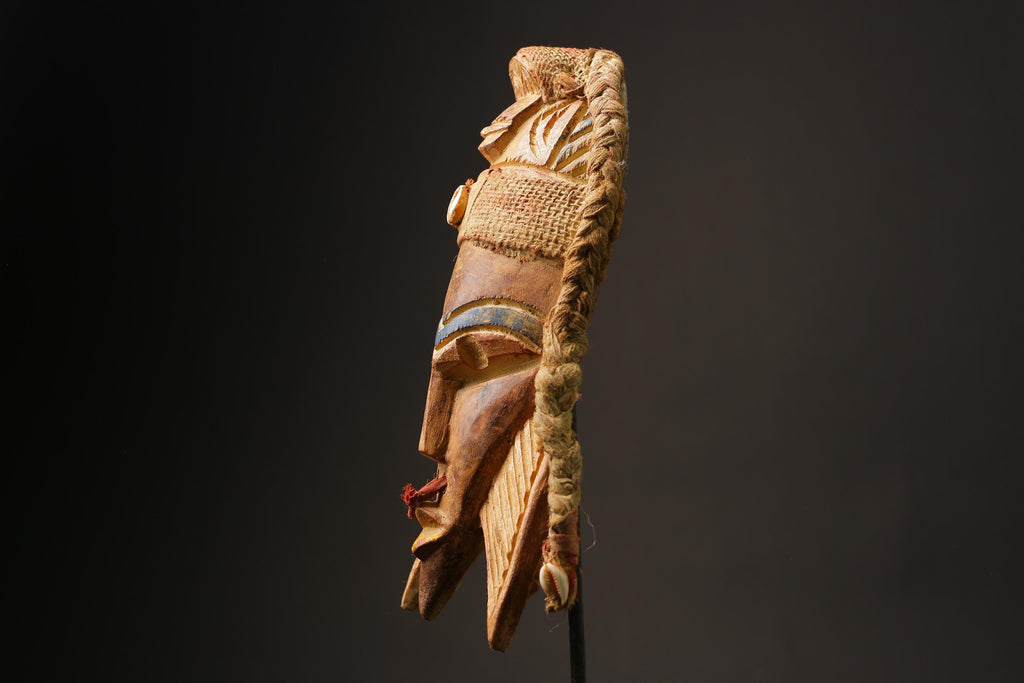 african wood mask antiques GHANA Home Décor Crafted Masks for wall -9859