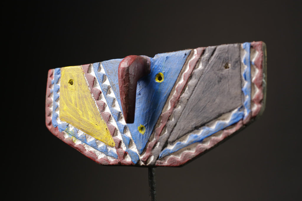 african wood mask antiques African Wall Decor Plank Mask BOBO Masks for wall-9858