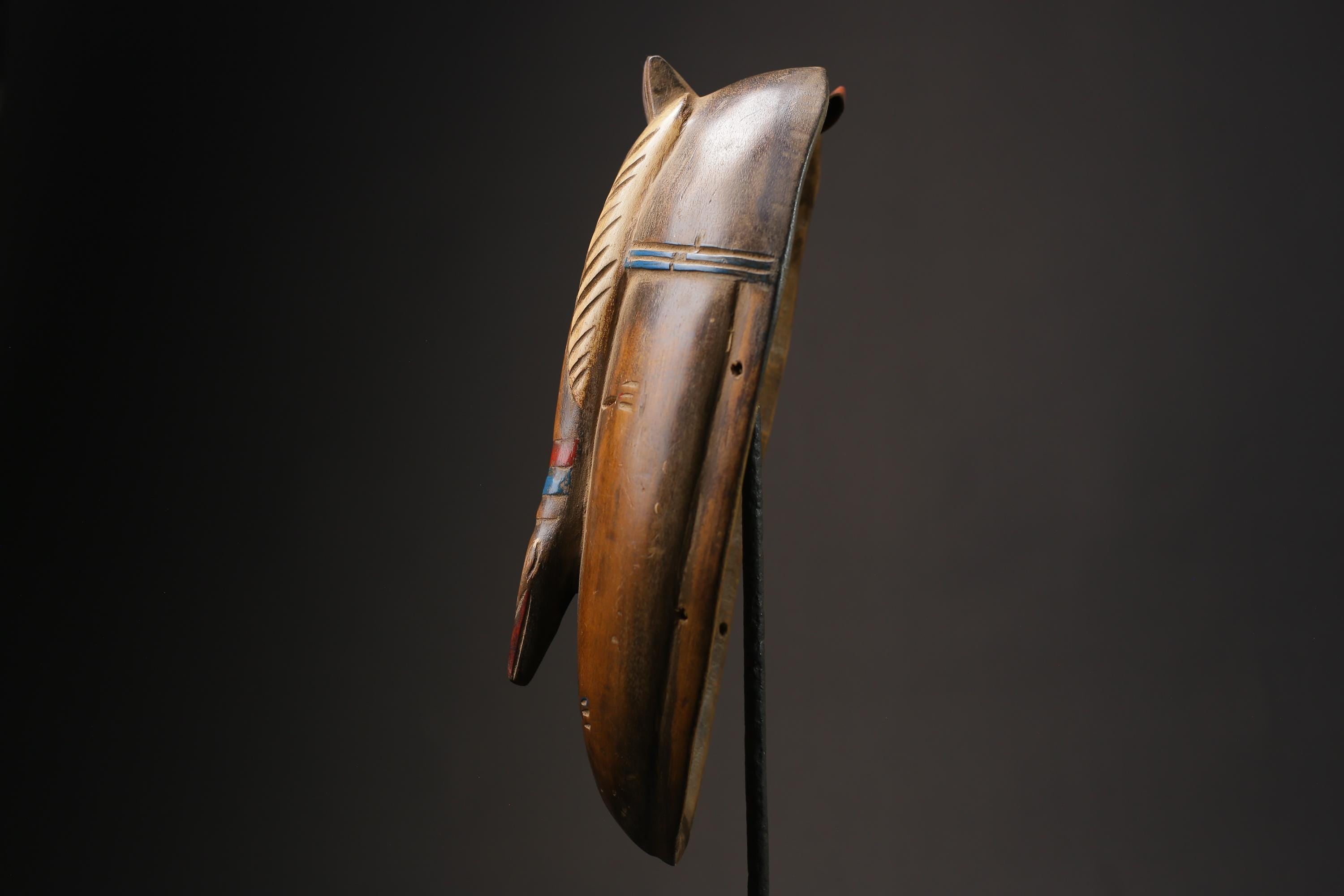 African Tribal Wood masks Guro vintage African mask large African Masks for wall-G2475