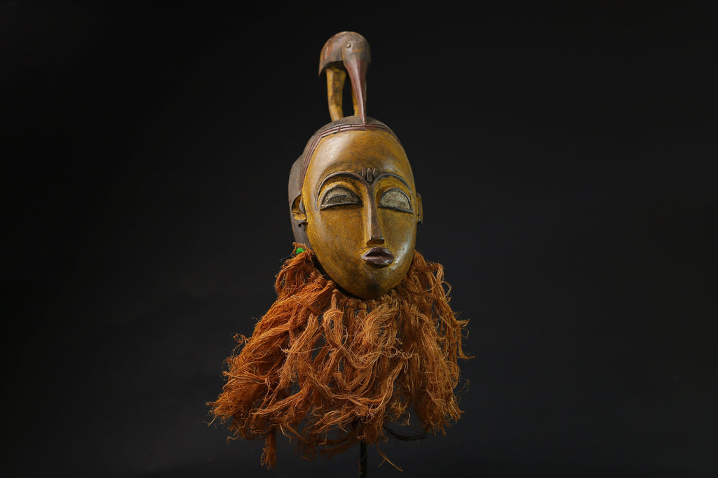 African Mask Wall Hanging Primitive Art Guro vintage african mask large masks for wall-G2165