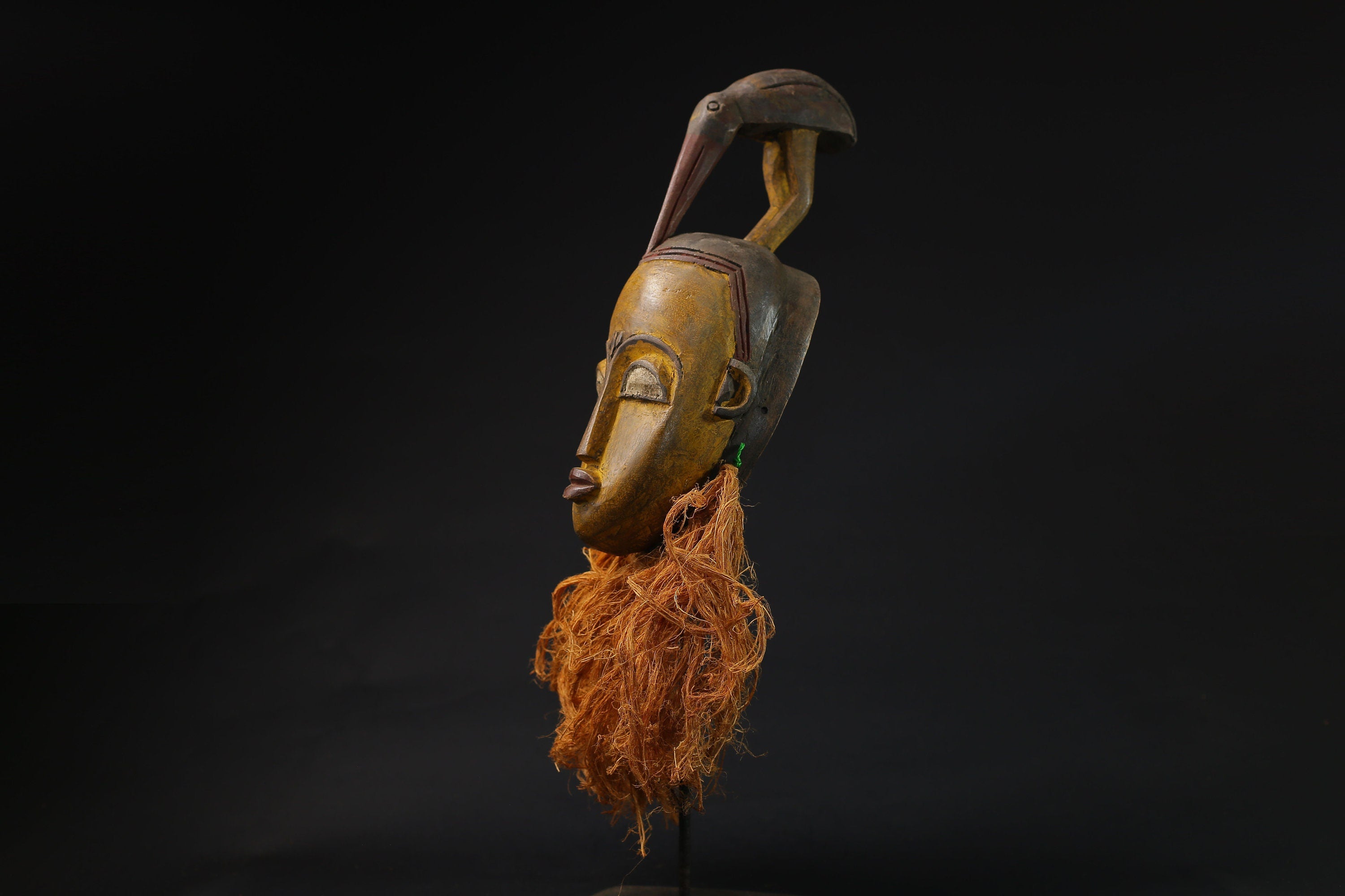 African Mask Wall Hanging Primitive Art Guro vintage african mask large masks for wall-G2165