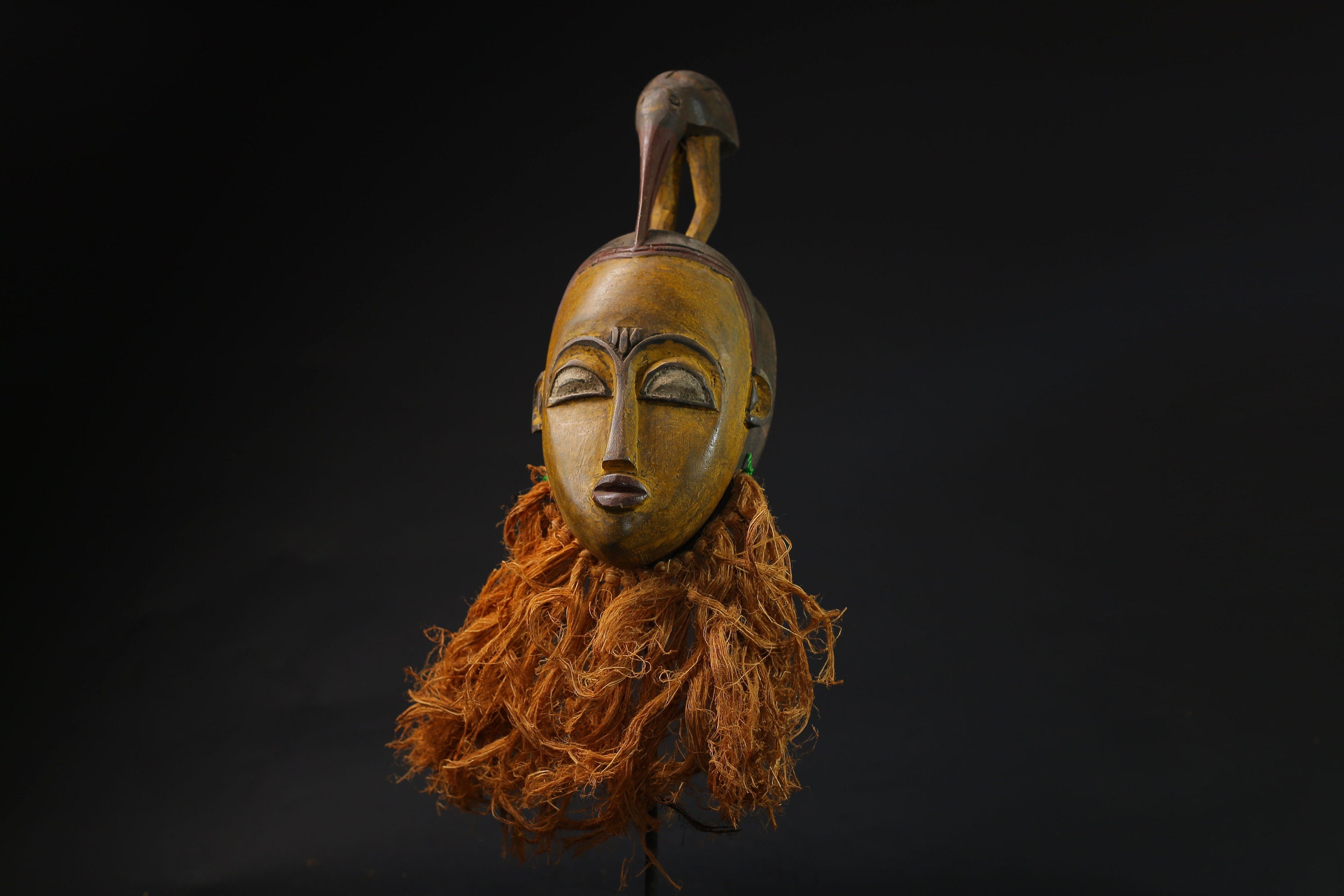 African Mask Wall Hanging Primitive Art Guro vintage african mask large masks for wall-G2165