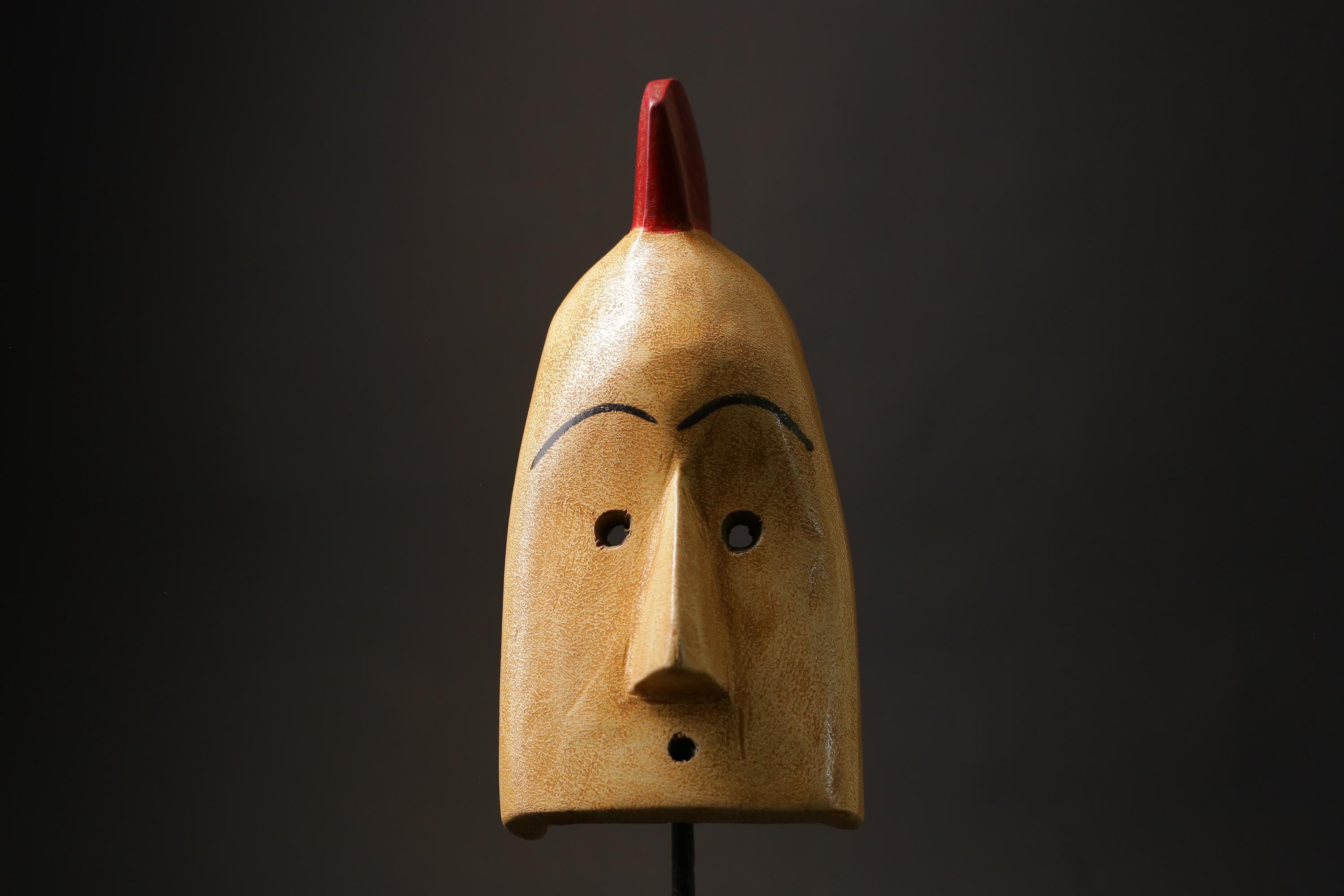 African Tribal Wood masks Guro vintage African mask large African Masks for wall-G2491