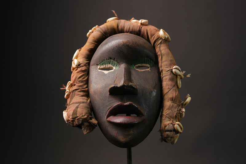 African Tribal Mask African Mask Dan African Mask Home Décor wall mask-9875