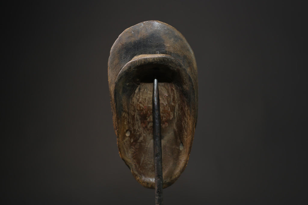 African wood mask antiques Tribal African Art Face Mask African Guro Baule Masks for wall-8618
