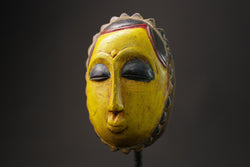 African wood mask antiques Tribal African Art Face Guro Mask Handmade Masks for wall-8623