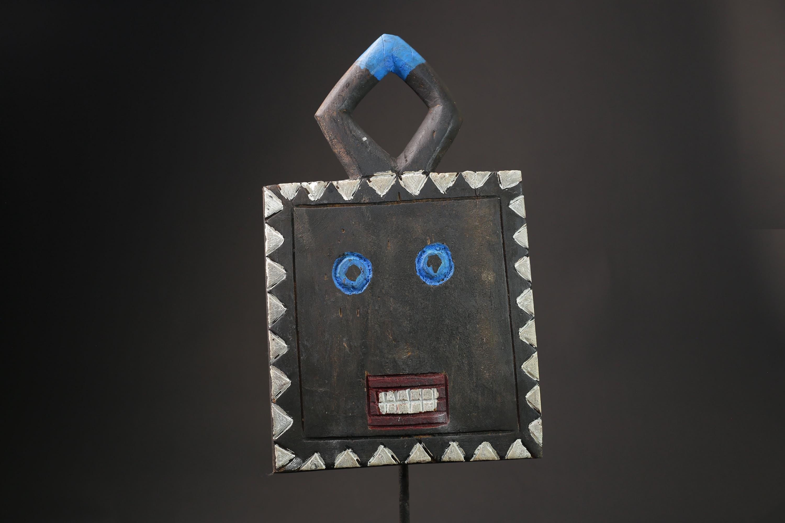 African Wood Masks Hanging Art African Masks Antiques Traditional GOLI Guru Masks for wall-9874