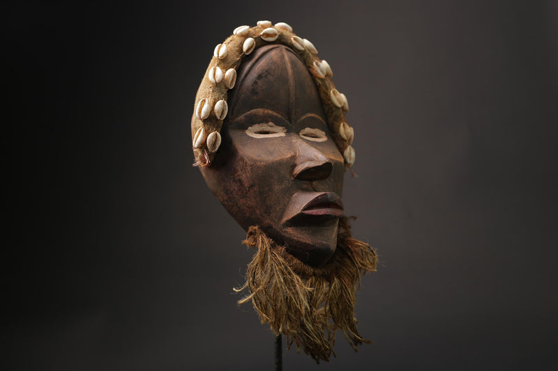 African Mask Wood Carving Tribal Mask Vintage Dan Kran Mask wood Masks for wall-9872