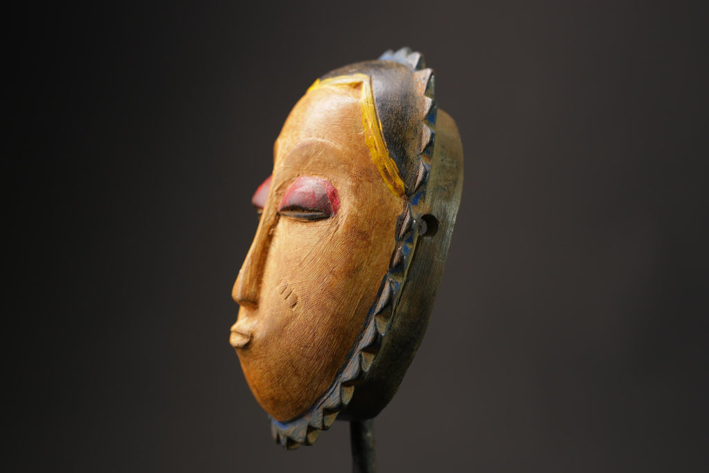 African wood mask antiques mask guro tribe masks antiques wall decor-8633
