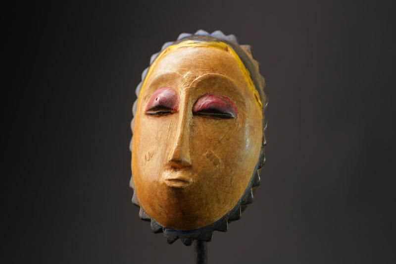 African wood mask antiques mask guro tribe masks antiques wall decor-8633