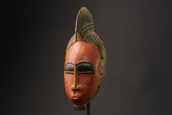African Mask Hand Carved Wooden Wall Decor Tribe Vintage Guro Masks for wall-8625