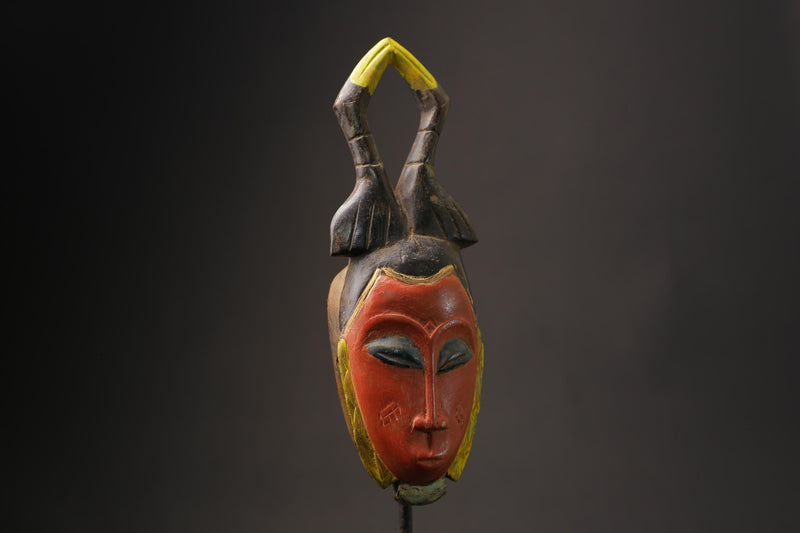 African wood mask antiques Guro African Mask Carved Wood Masks for wall-8626