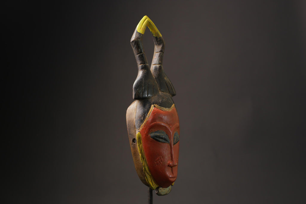 African wood mask antiques Guro African Mask Carved Wood Masks for wall-8626