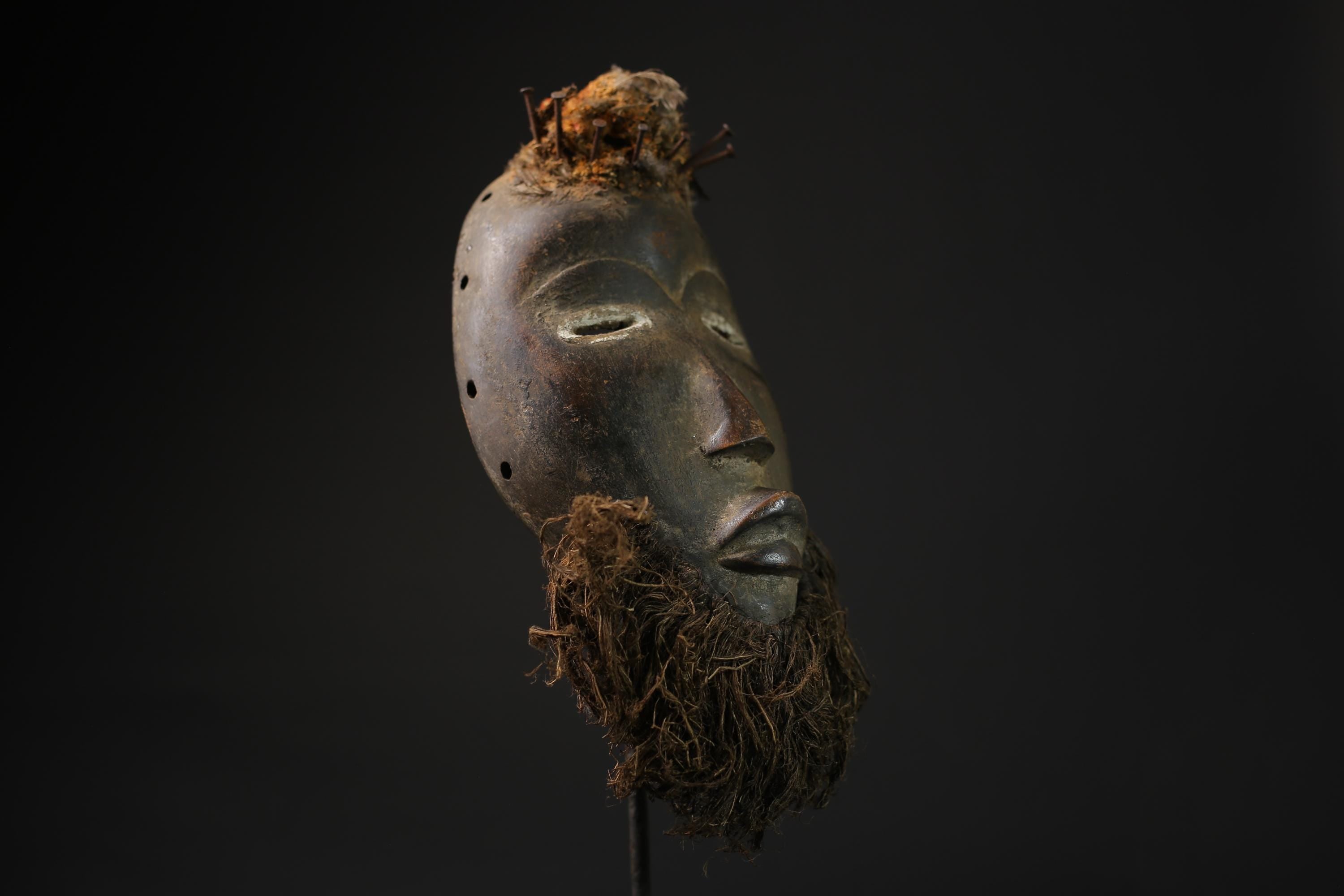 African Tribal Face Mask African dan Home Décor mask tribal art Dan Tank masks for wall -8332