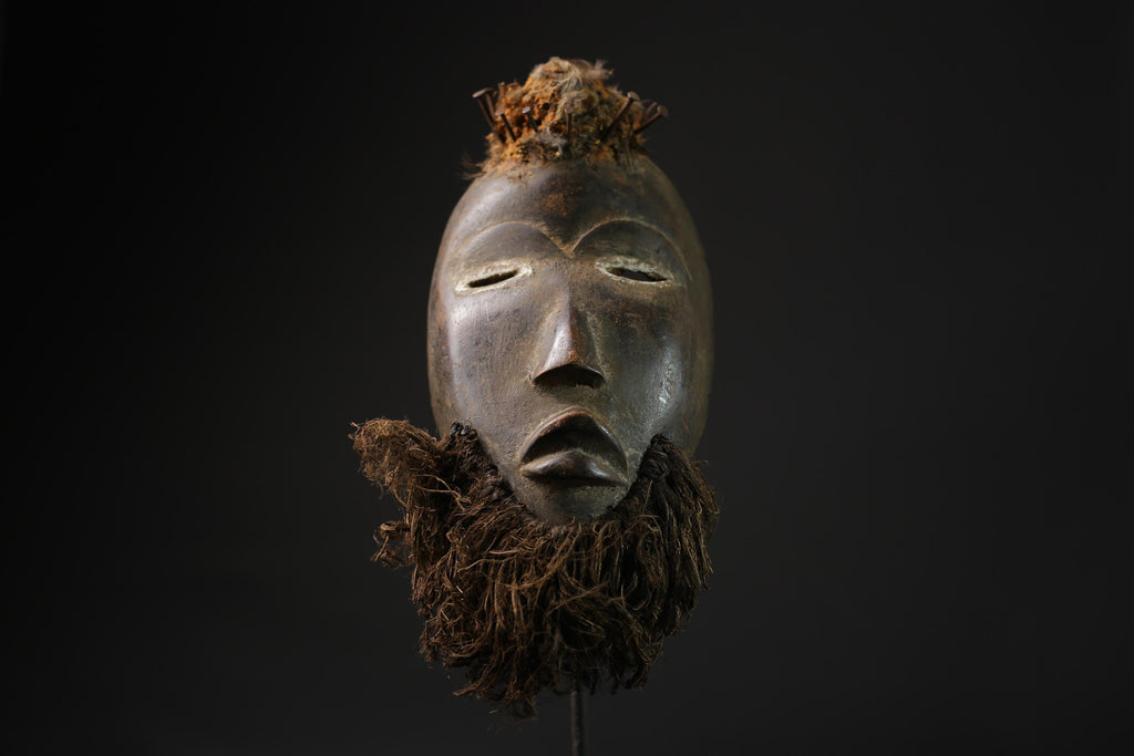 African Tribal Face Mask African dan Home Décor mask tribal art Dan Tank masks for wall -8332