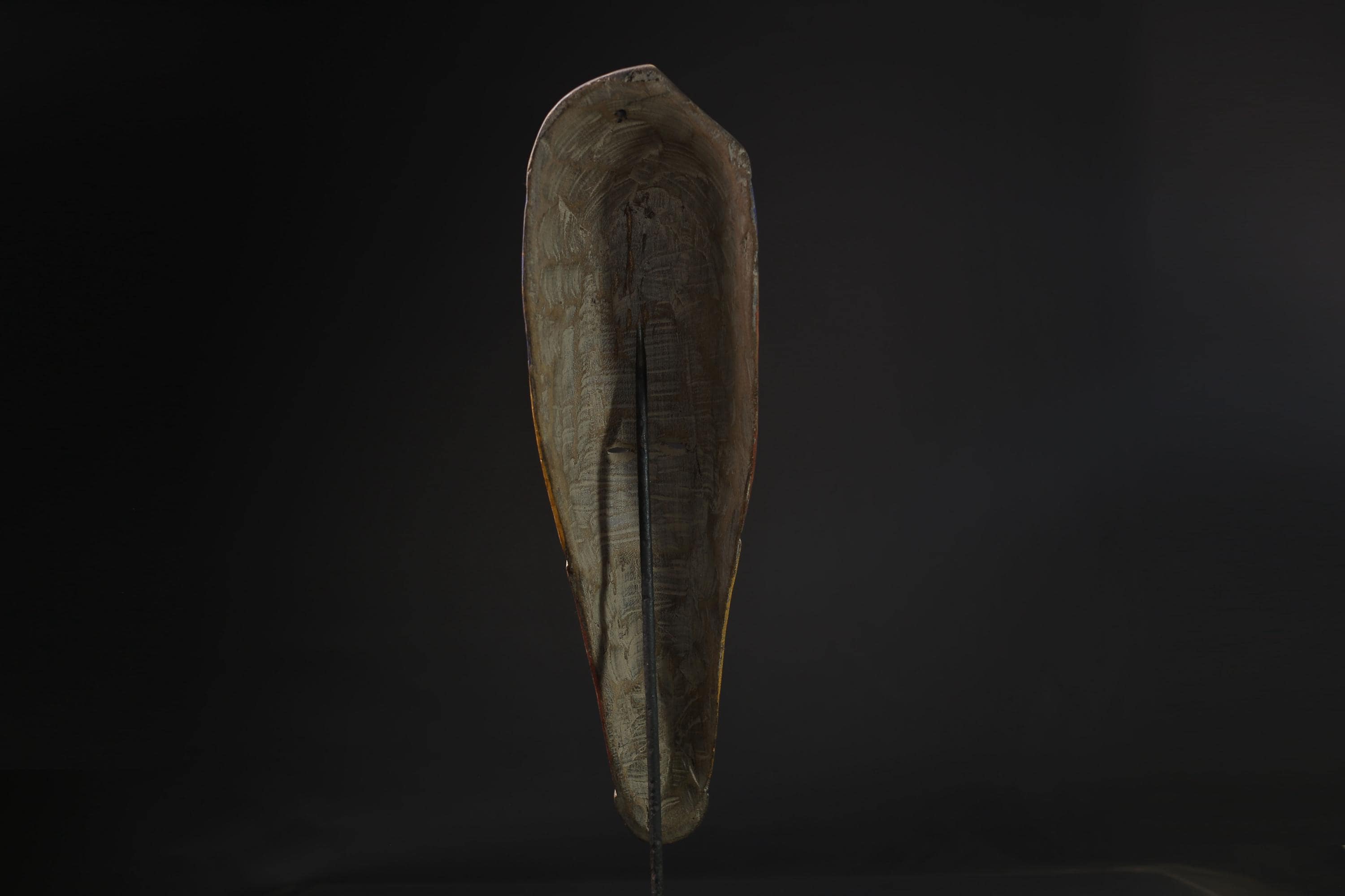 African Face Mask African Tribal Art Wooden Carved Fang Mask North Gabon-3698