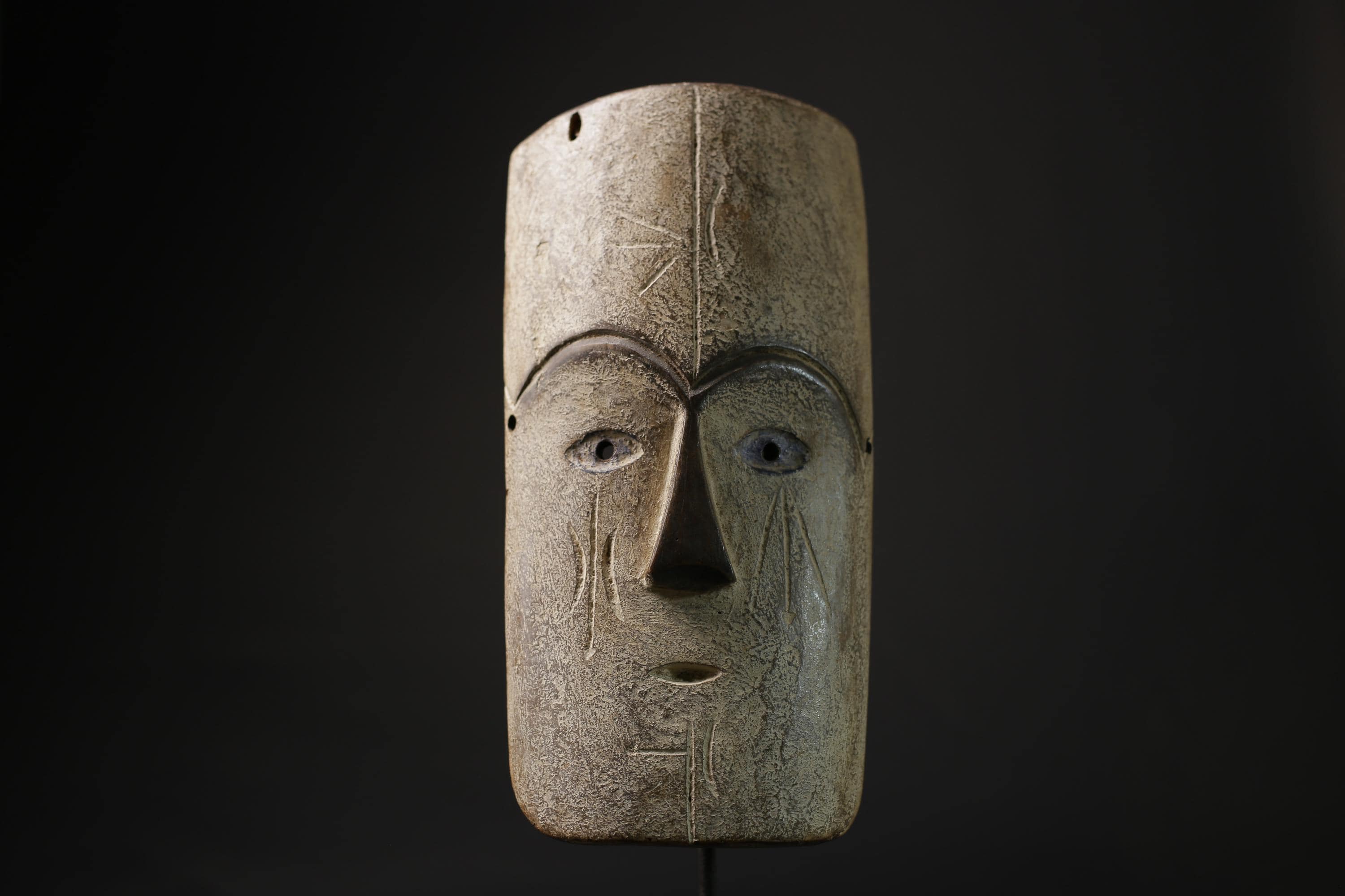 African Tribal Face Mask Authentic traditional Muminia mask in Lega art-8321