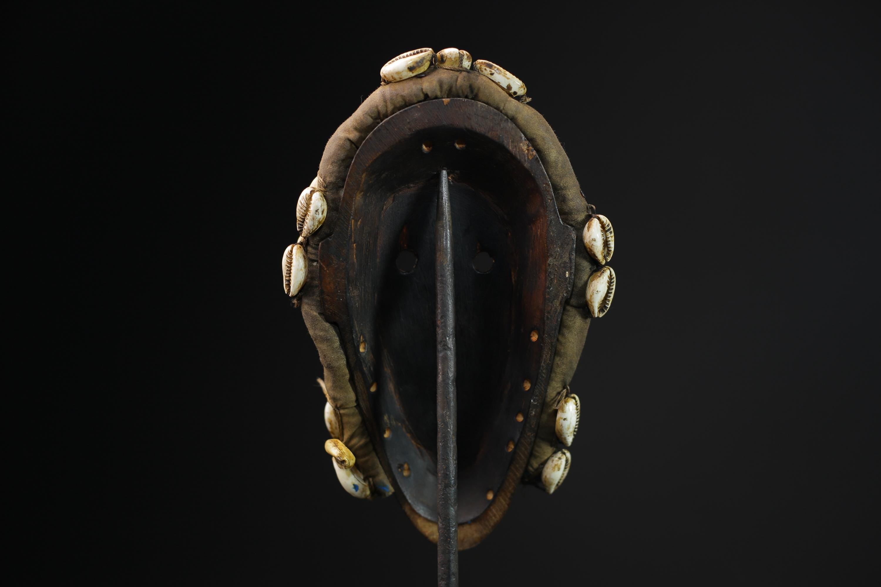 African Tribal Face Mask Wood Hand Carved Wall Hanging Kuba Dan Mask masks for wall-9678