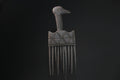 African figure West African Comb Wooden African Swahili Carved-G2196
