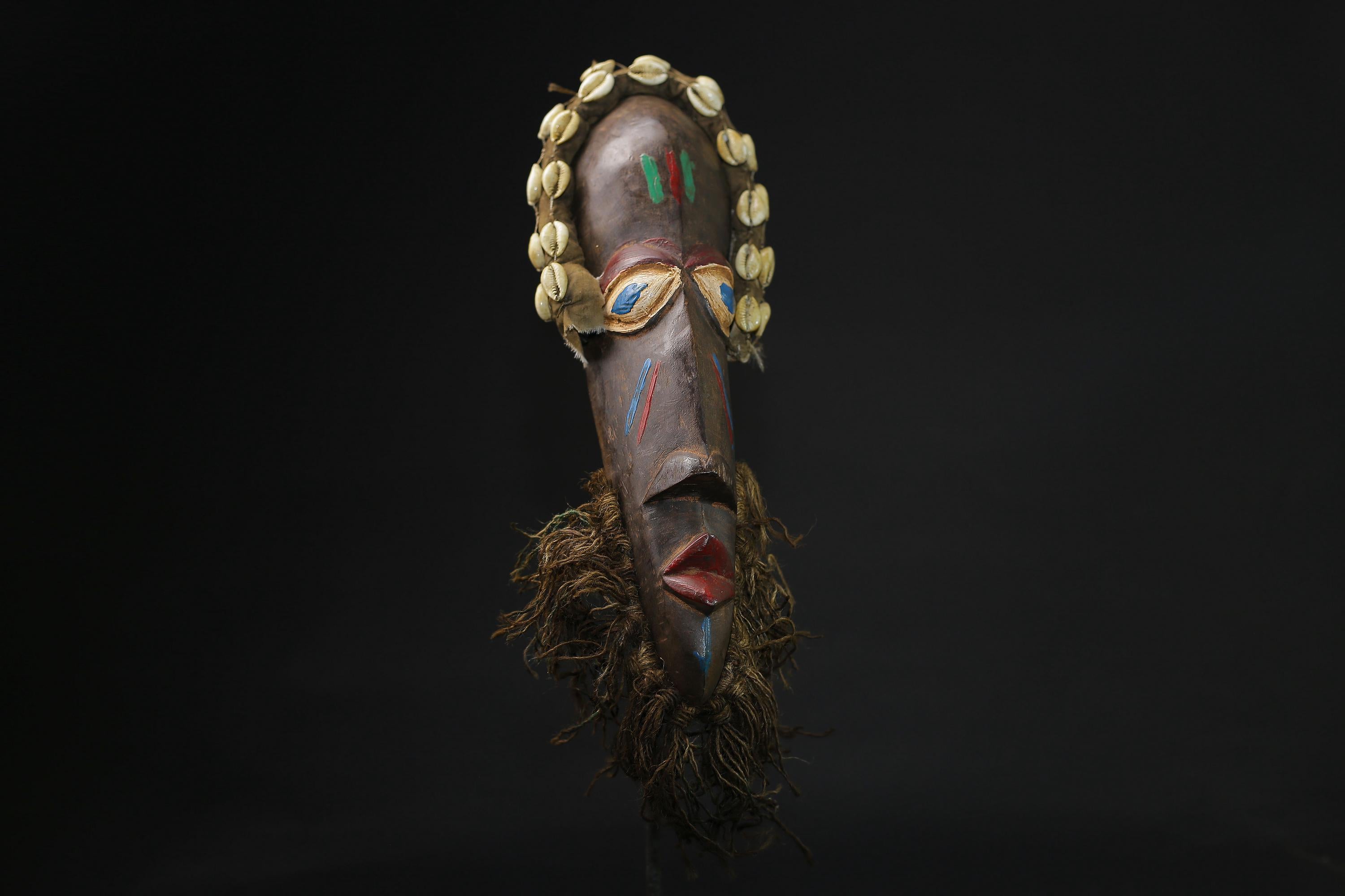 African Tribal Face Mask African dan Home Décor mask tribal art Dan Tank masks for wall -G2197