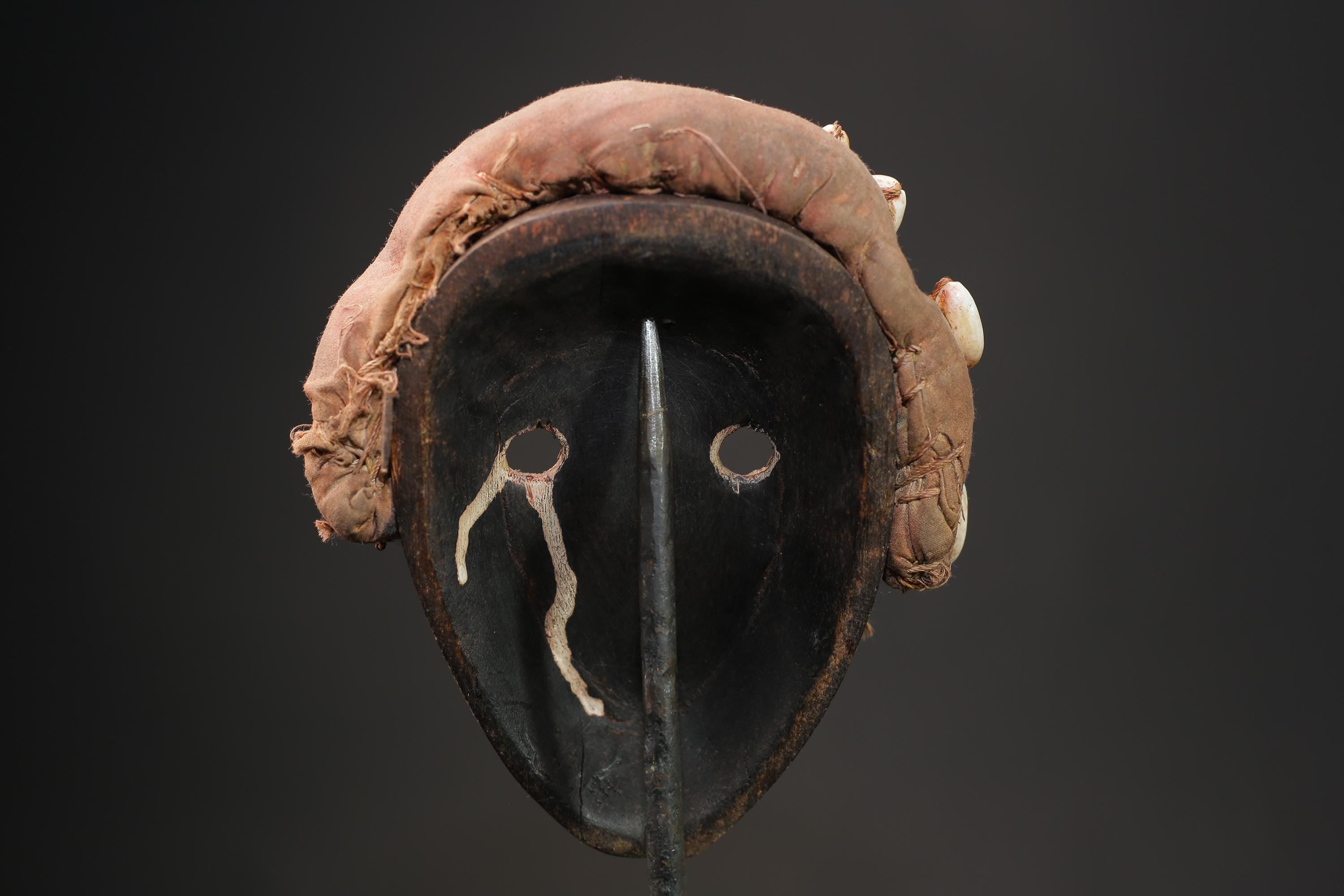 African wood mask antiques Décor carved wooden Hanging Dan Wall Hanging Masks for wall-9912