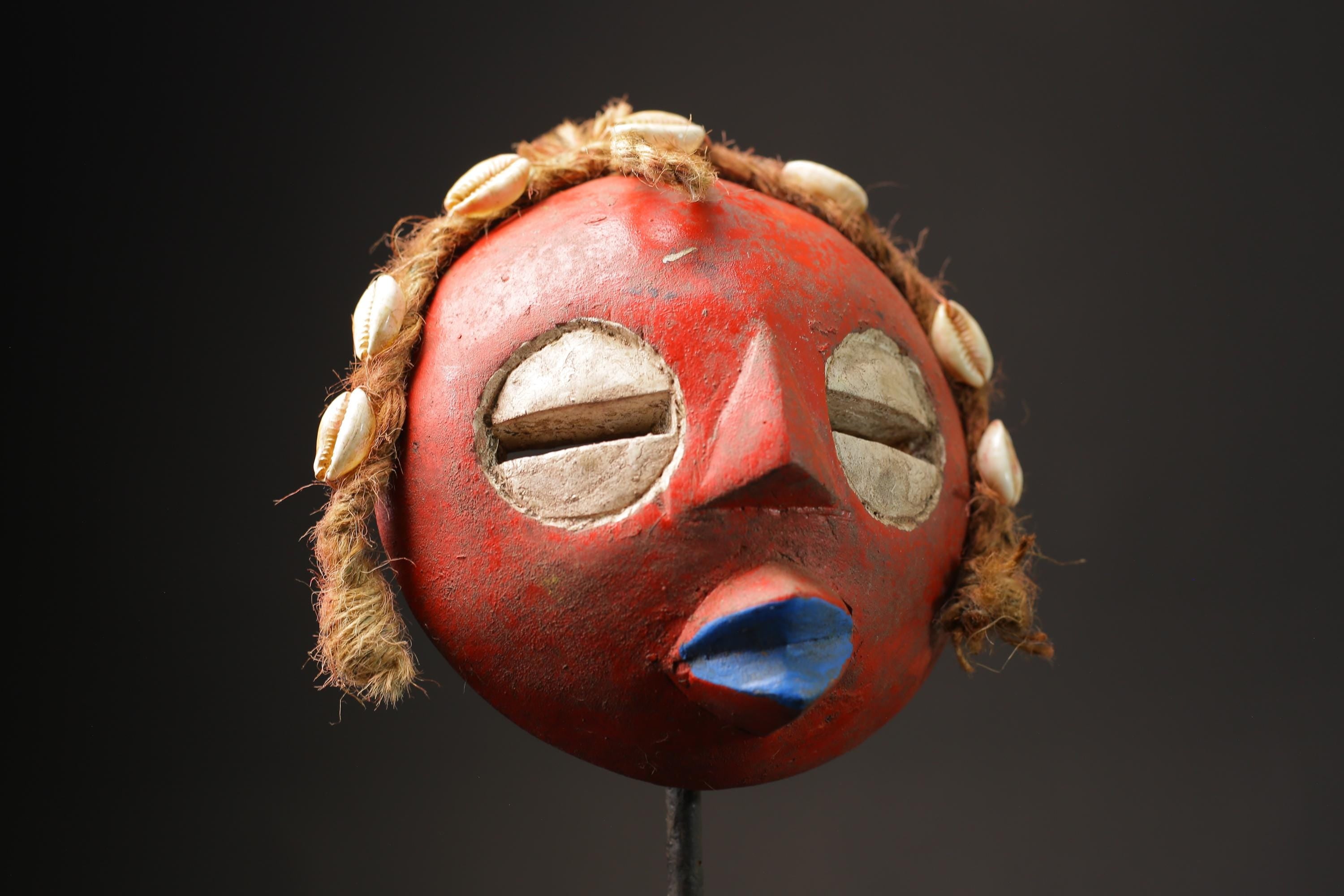 African Tribal Wood masks African mask made from wood Ghana Masks for wall-9919