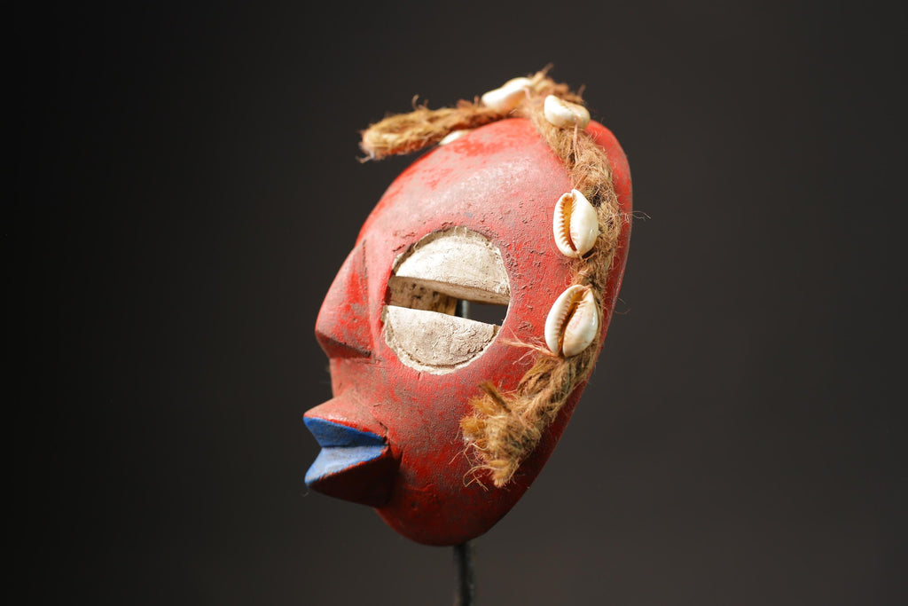 African Tribal Wood masks African mask made from wood Ghana Masks for wall-9919