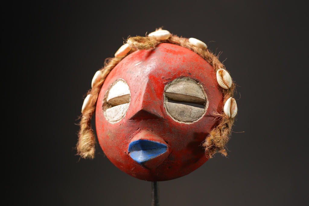 African Tribal Wood masks African mask made from wood Ghana Masks for wall-9919