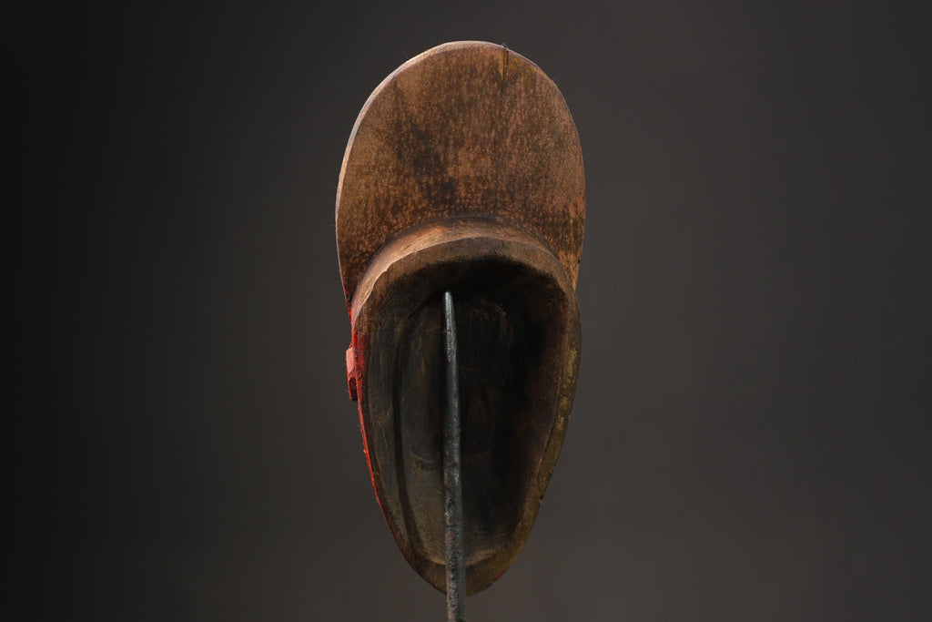 African wood mask antiques Hand Carved Vintage Wall Hanging Guro Masks for wall-9920