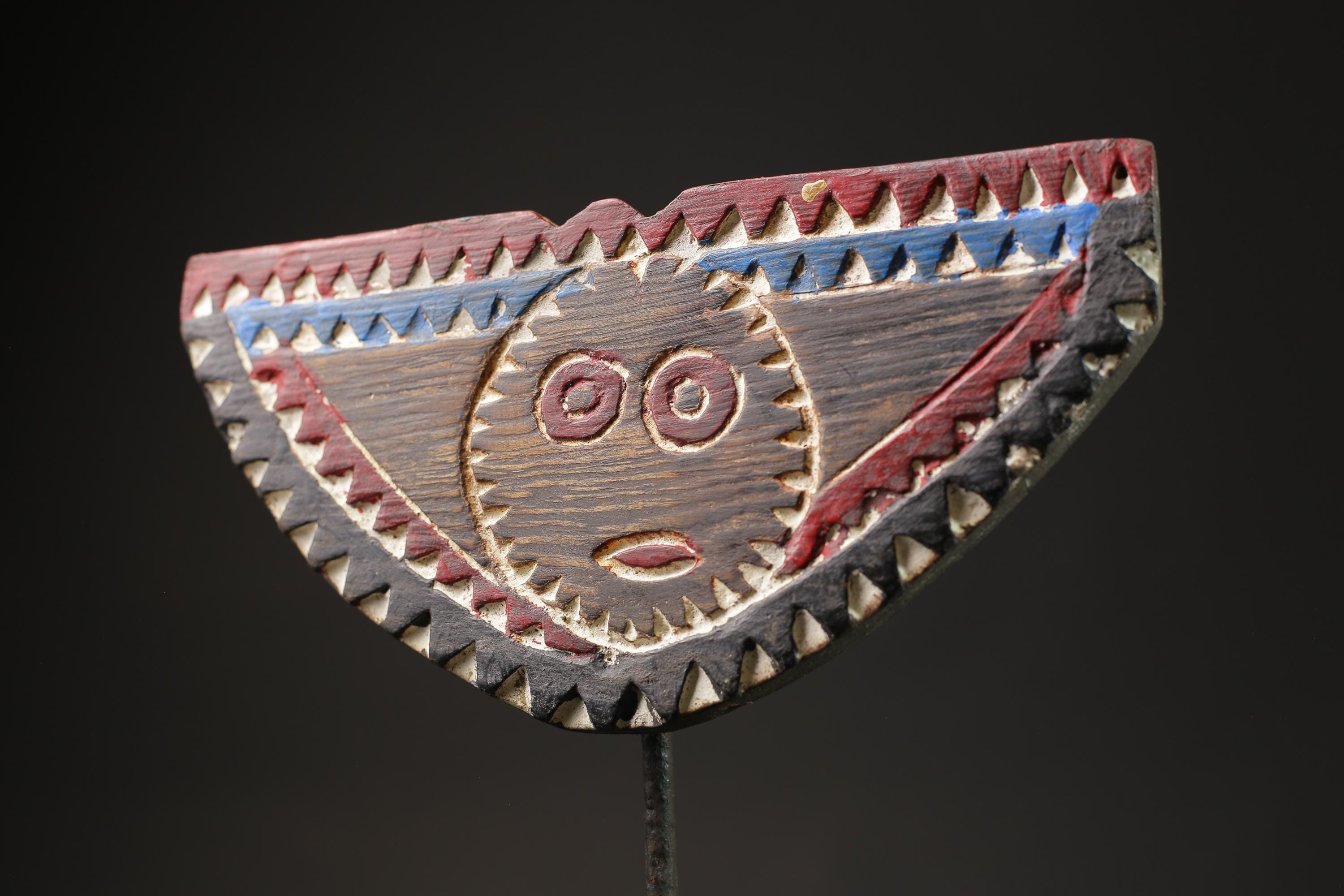 African wood mask antiques Carved BIG Bobo-Bwa, Burkina Faso Tribe Masks for wall-9930