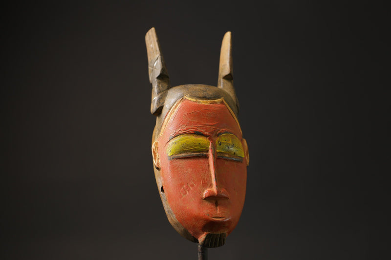 African mask antiques tribal art Wall Art Original West African Guro Gu Masks for wall-8634