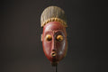 African mask antiques tribal Guro Mask vintage African Art Baule Antique Masks for wall-8637