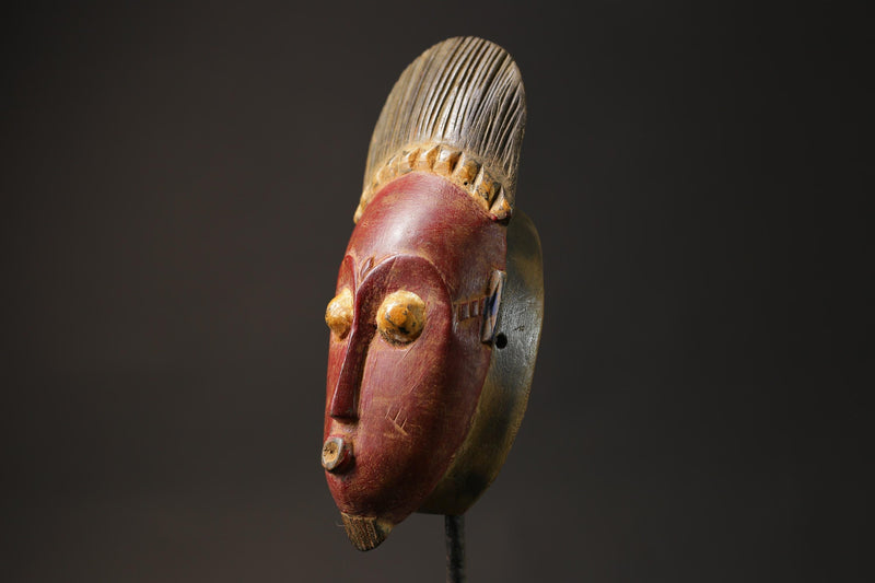 African mask antiques tribal Guro Mask vintage African Art Baule Antique Masks for wall-8637