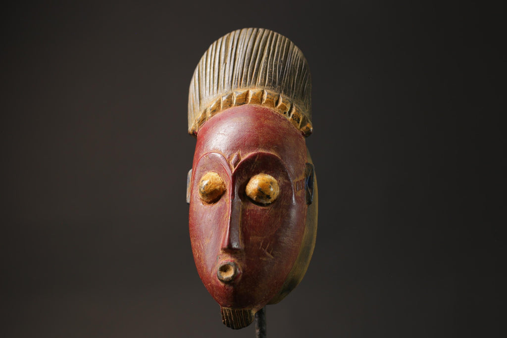 African mask antiques tribal Guro Mask vintage African Art Baule Antique Masks for wall-8637