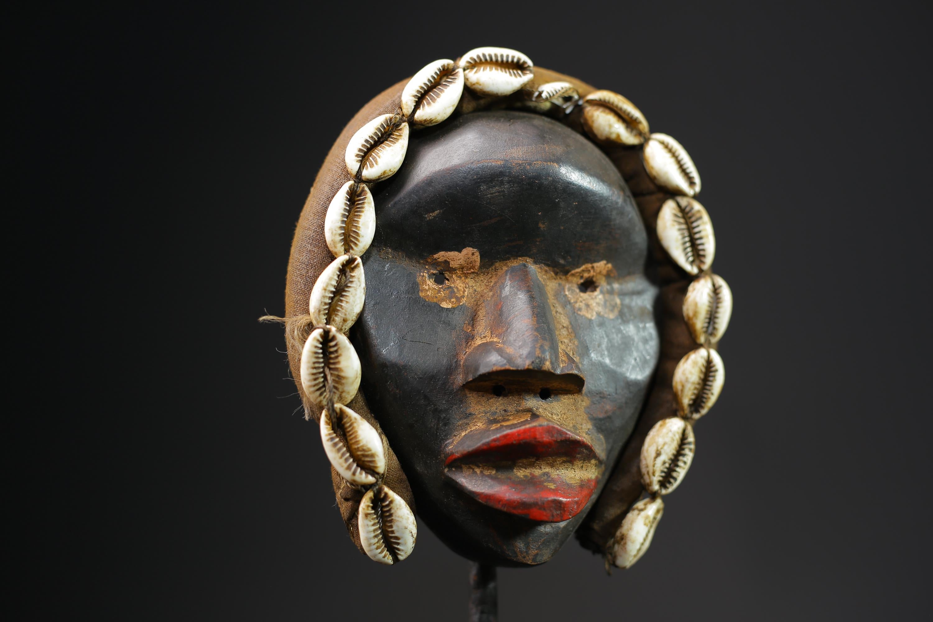 African masks antiques tribal wood mask Face Mask Tribal Dan masks for wall-9696