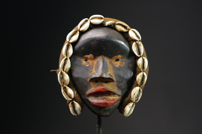 African masks antiques tribal wood mask Face Mask Tribal Dan masks for wall-9696