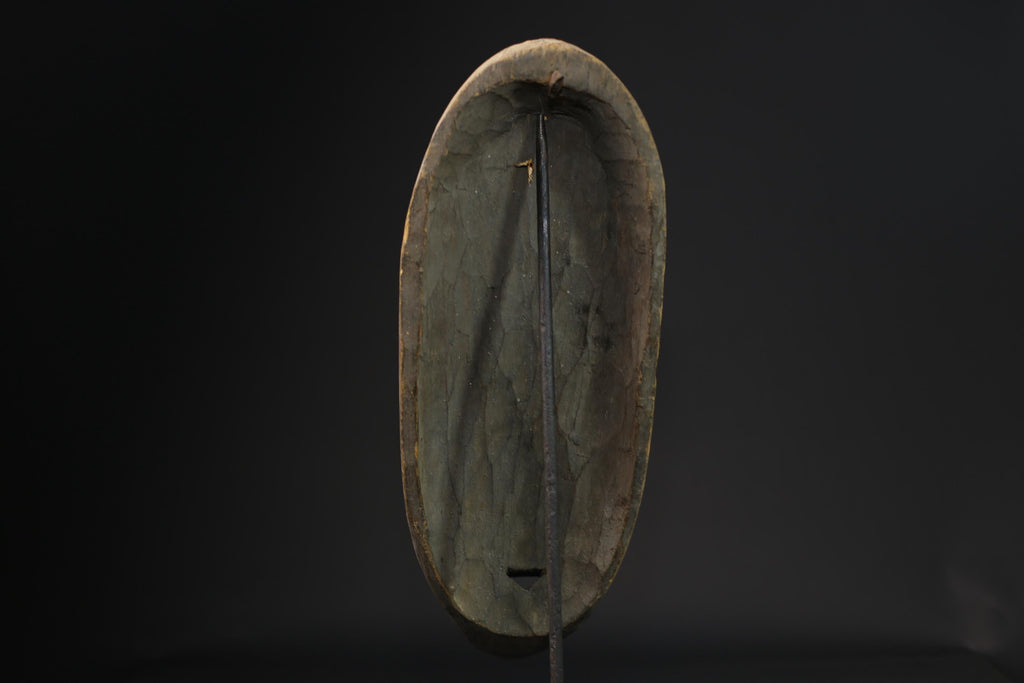 African mask antiques tribal art Face mask Wood Carved Vintage Dan masks for wall-2608