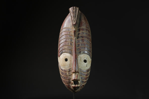 African Face Mask African Hand Carved Wall Hanging Songye African masks for wall-9682