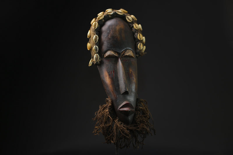 African Wooden Mask Dan Liberia Mask Art Handmade Collectibles masks for wall-G2210