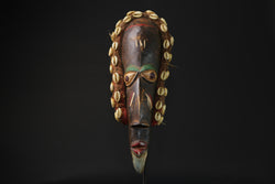 African Wooden Mask Dan Liberia Mask Art Handmade Collectibles masks for wall-G2213