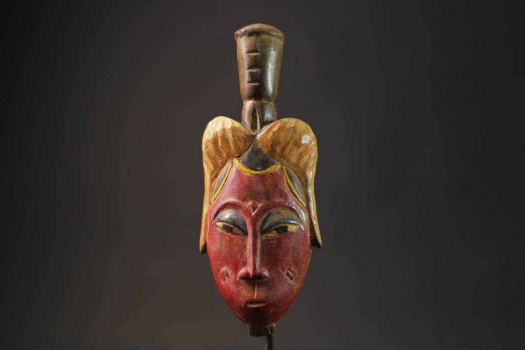 African mask antiques tribal art Face Home Décor Guro Mask African Art Masks for wall-8640