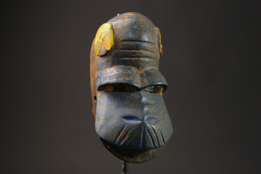 African mask antiques tribal GURO Passport Mask tribal one piece Home Décor-8642