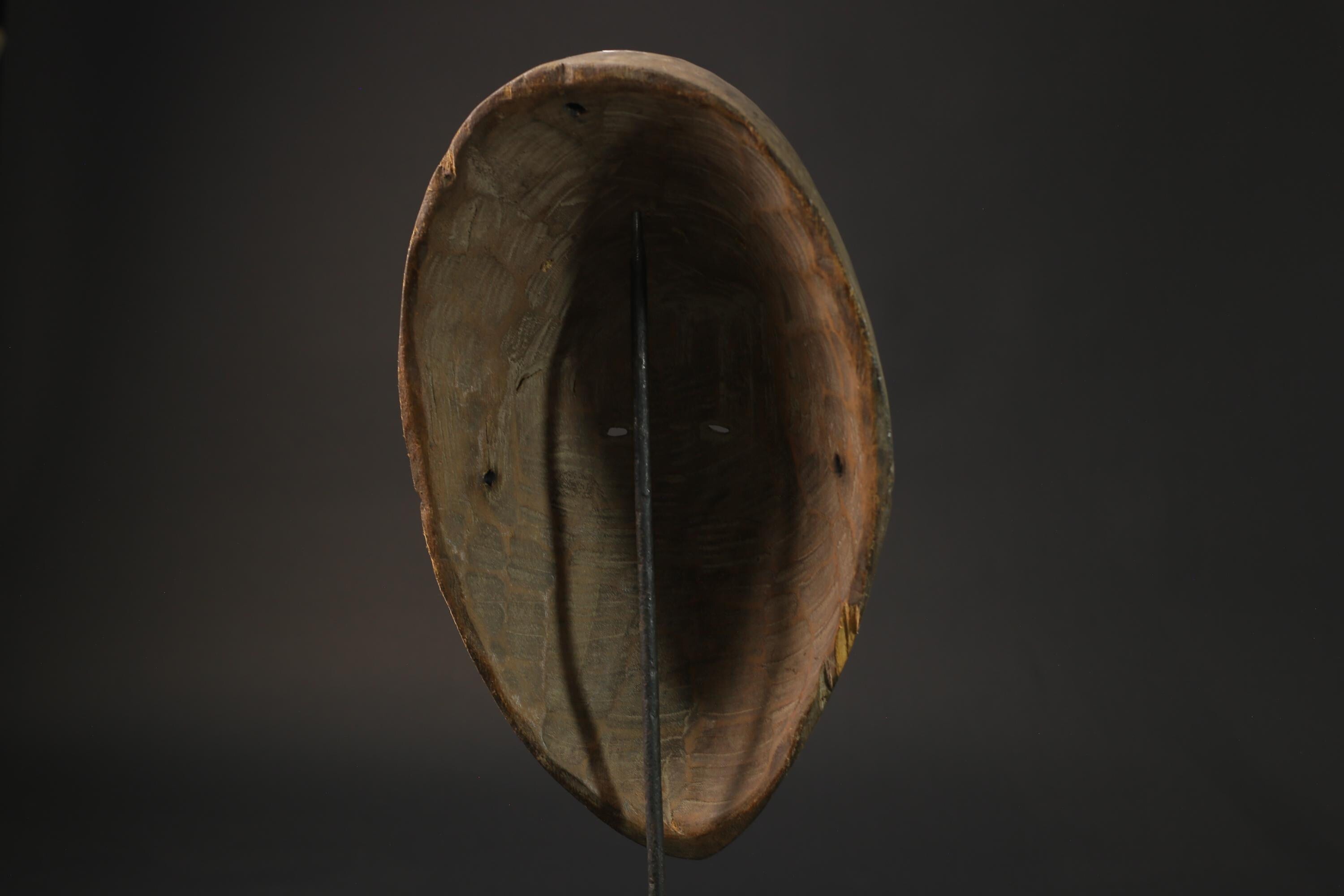 African wood mask antiques Hand Carved Antique collected Fang Masks for wall- 2784