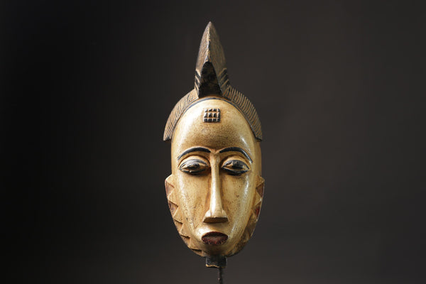 African Mask Baule Antique African Masks Wall Hanging Antiques Primitive Masks for wall-G2495
