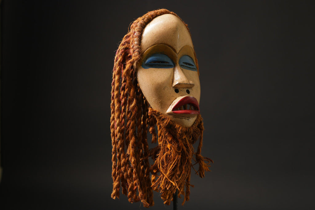 African Mask Traditional African wooden mask from the Dan Home Décor Masks for wall-G2498