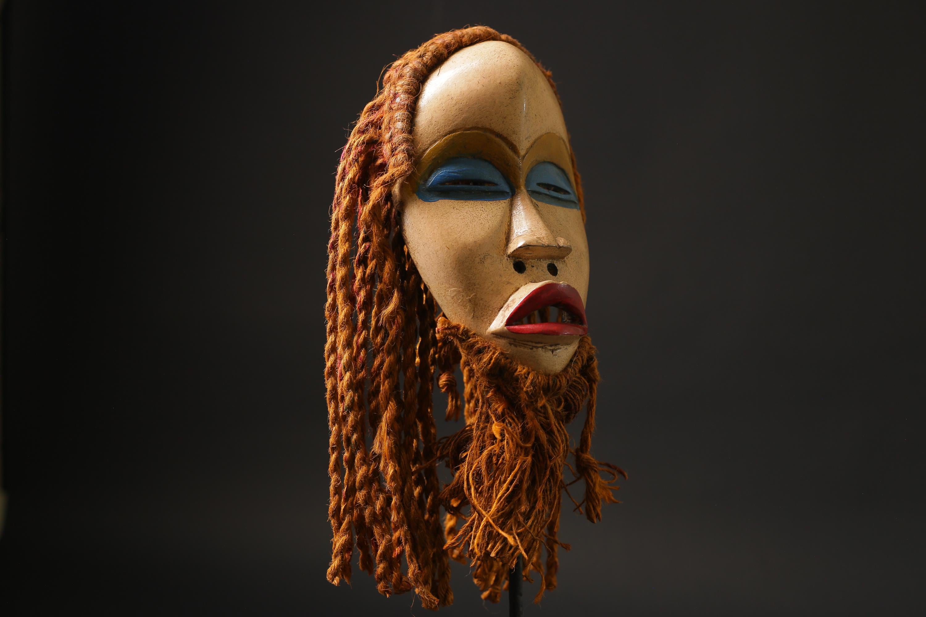 African Mask Traditional African wooden mask from the Dan Home Décor Masks for wall-G2498